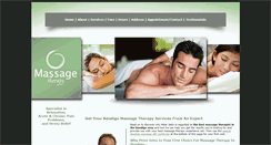 Desktop Screenshot of bendigomassagetherapy.com